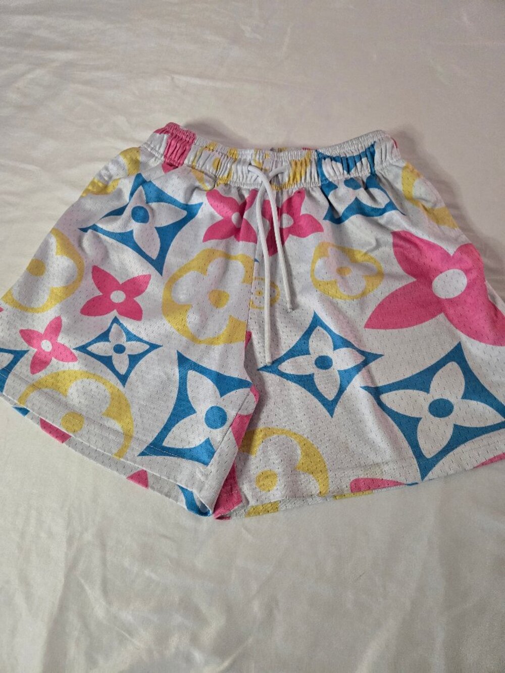 Mr. Remade Men's LV Muiti Luxury Print Shorts (S)